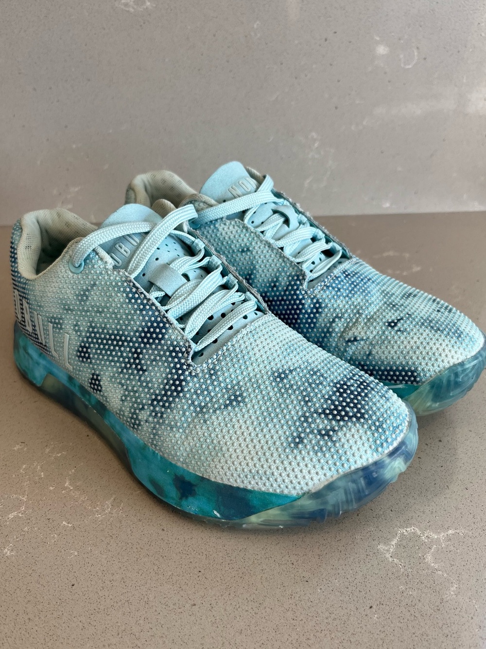 NOBULL Blue Trainer Athletic Superfabric CrossFit Gym Sneakers Men 6 Women 7.5 - Picture 3 of 12